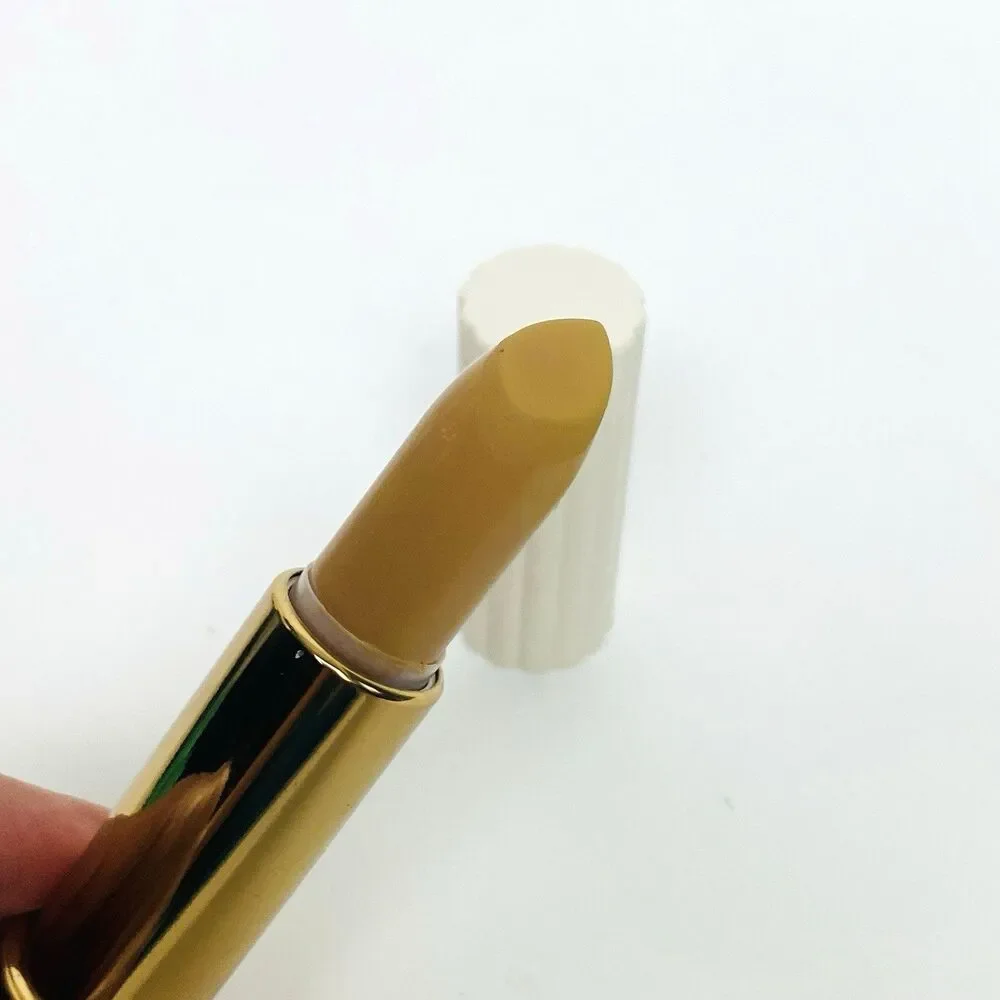 Estee Lauder Re-Nutriv Lipstick Palace Pink White Ribbed Tube Case Made in USA